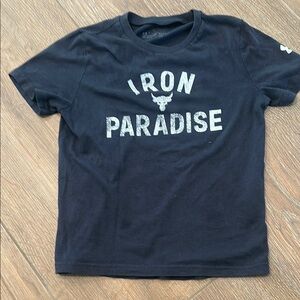 Black Short Sleeve Tee with Bold Graphic
